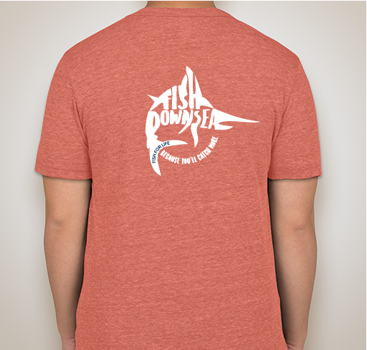 Fish For Life- Marlin Fundraiser - unisex shirt design - back