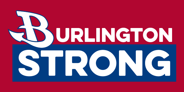 Burlington Strong shirt design - zoomed