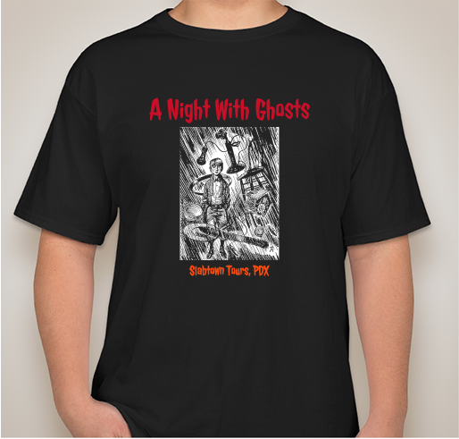 Buy a shirt and get a free tour when we reopen! Fundraiser - unisex shirt design - front
