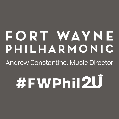Fort Wayne Philharmonic - FWPhil2U shirt design - zoomed