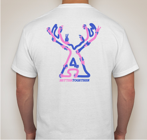 ALFRED FOR OUR HEALTH HEROS Fundraiser - unisex shirt design - back