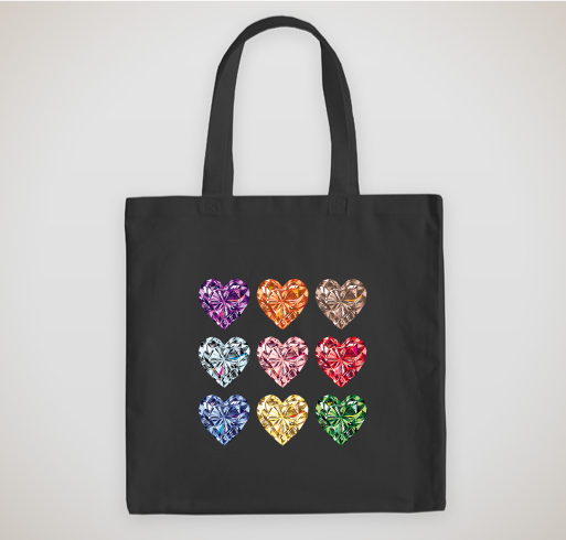 "All Heart" Tote Featuring the art of Naturel Fundraiser - unisex shirt design - front