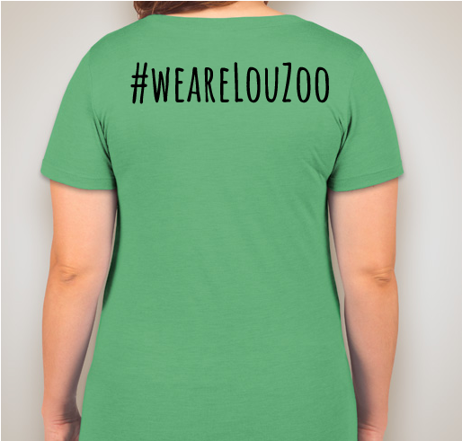 Us + You = One Great Zoo! Fundraiser - unisex shirt design - back