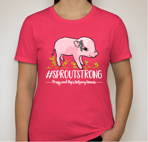 #SPROUTSTRONG Fundraiser - unisex shirt design - front