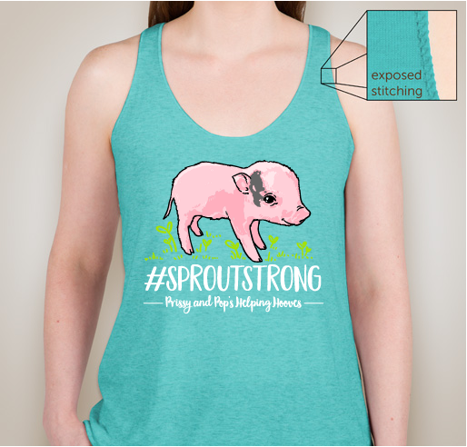 #SPROUTSTRONG Fundraiser - unisex shirt design - front