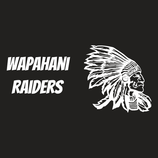 Wapahani High School Junior and Senior Class Fundraiser- Raiders shirt design - zoomed