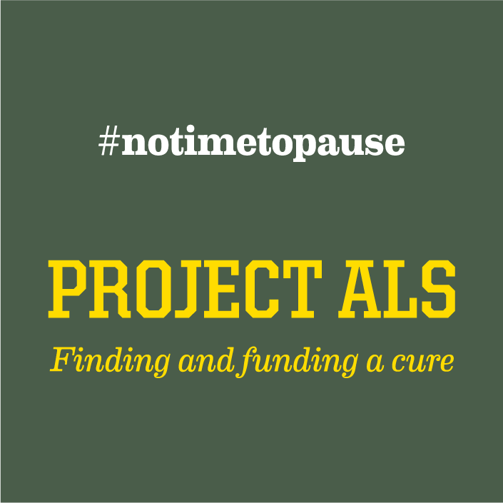 With Grace for Project ALS: It is time to find a cure. shirt design - zoomed
