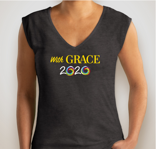 With Grace for Project ALS: It is time to find a cure. Fundraiser - unisex shirt design - front
