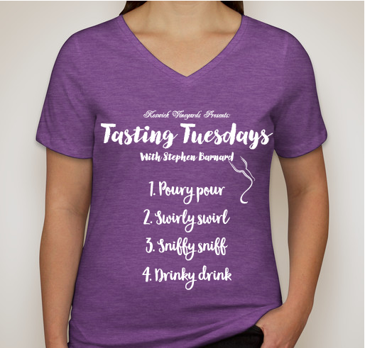 Tasting Tuesdays Fundraiser - unisex shirt design - front