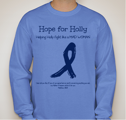 Hope for Holly Fundraiser - unisex shirt design - front