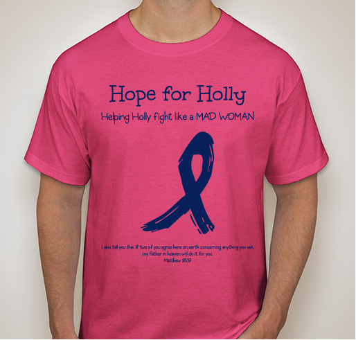 Hope for Holly Fundraiser - unisex shirt design - front