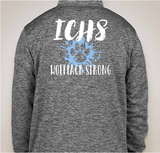 ICHS Wolfpack Strong Fundraiser Fundraiser - unisex shirt design - front
