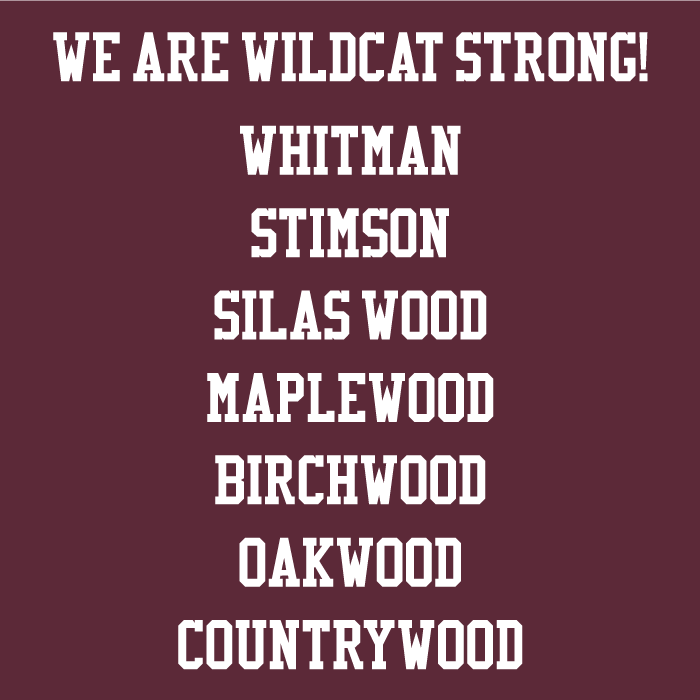 We Are Wildcat Strong! *** Somos Wildcat Fuerte! shirt design - zoomed