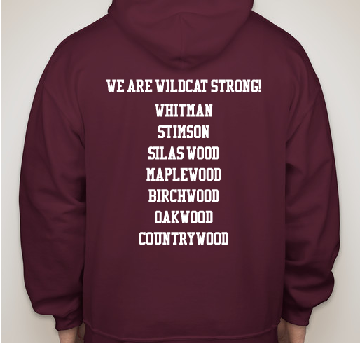 We Are Wildcat Strong! *** Somos Wildcat Fuerte! Fundraiser - unisex shirt design - back