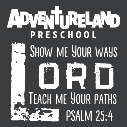Adventureland Preschool Financial Assistance Fund shirt design - zoomed