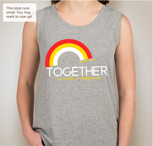 Together Fundraiser - unisex shirt design - front