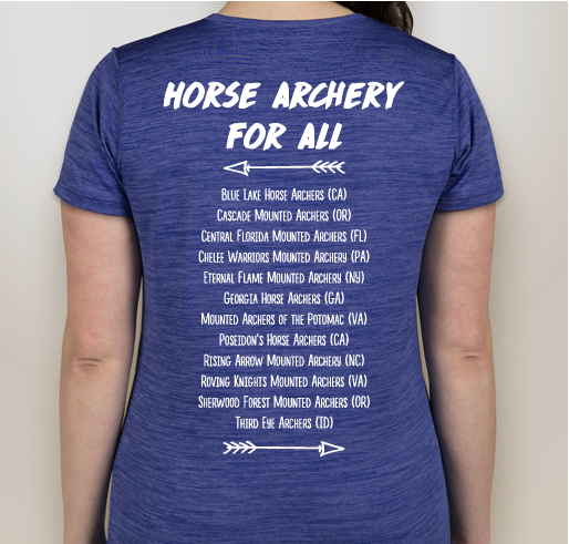 Horse Archery USA Annual Shirt Fundraiser Fundraiser - unisex shirt design - back