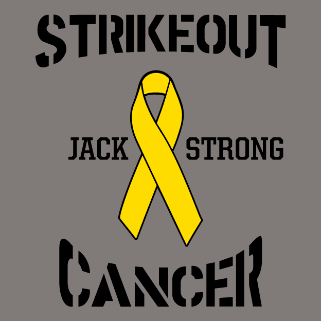Jack's Journey to Strikeout Cancer shirt design - zoomed
