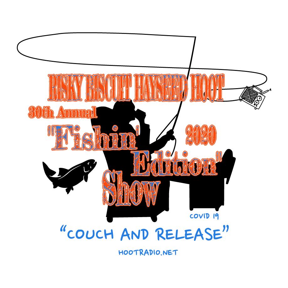 Risky Biscuit Hayseed Hoot Couch and Release T-shirt shirt design - zoomed