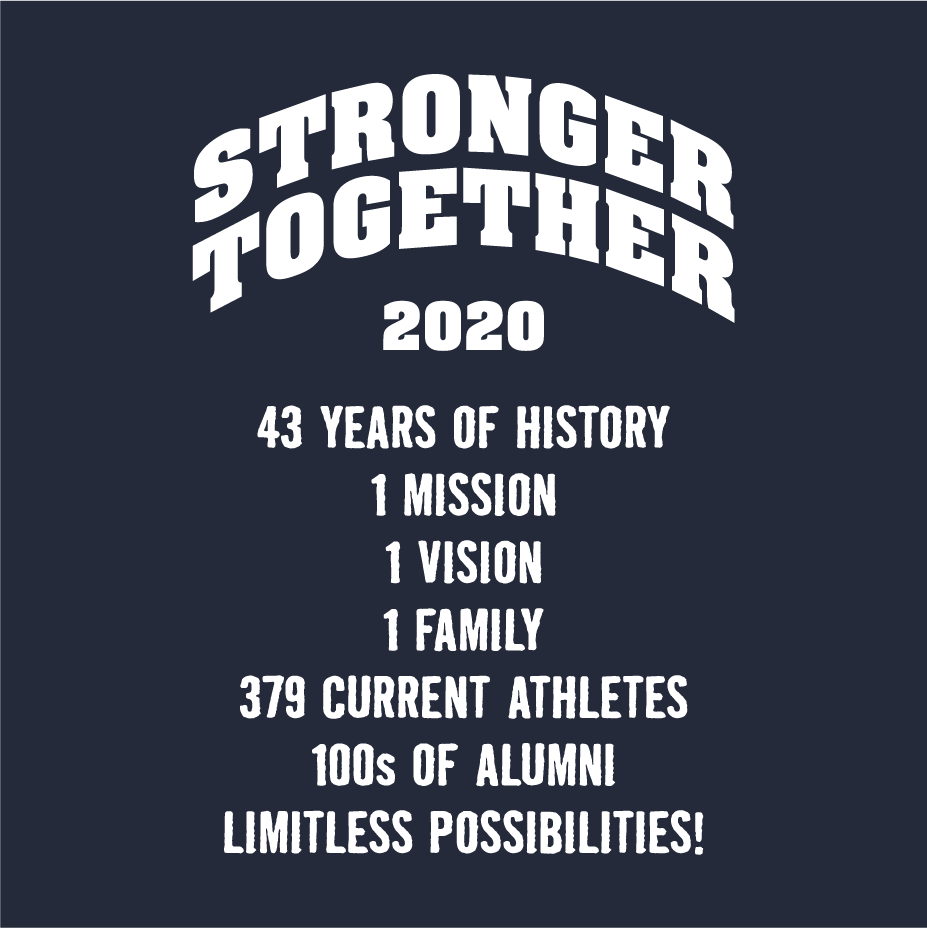 BAC "Stronger Together" Fundraiser shirt design - zoomed