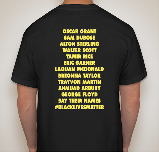 Black Lives Matter Fundraiser Fundraiser - unisex shirt design - back