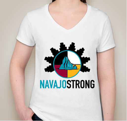 NavajoStrong for Navajo families affected by COVID-19 Fundraiser - unisex shirt design - front