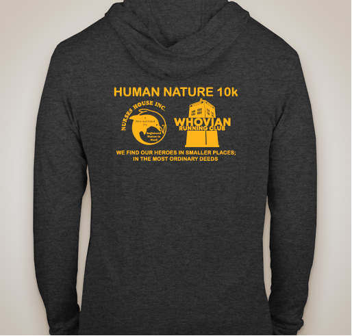 WRC Human Nature 10k Fundraiser - unisex shirt design - back