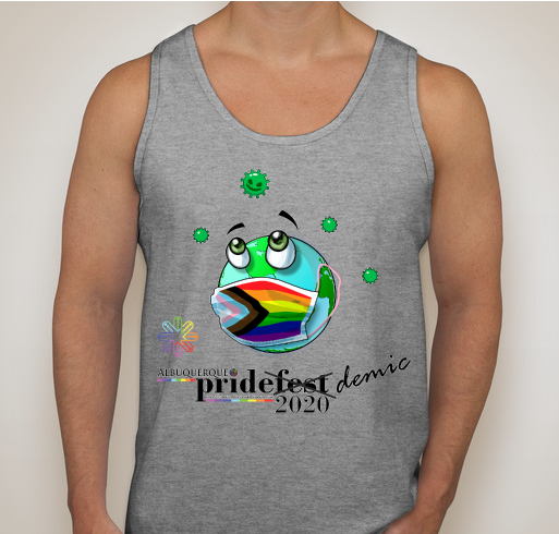 Albuquerque Pride-Demic 2020 Shirt Fundraiser - unisex shirt design - front