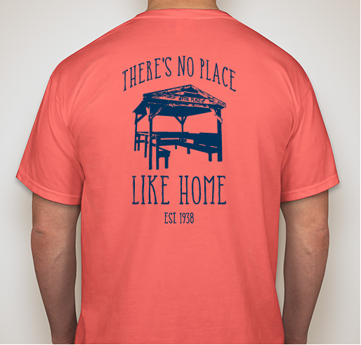 Camp Saint Christopher - There's no place like home Fundraiser - unisex shirt design - back