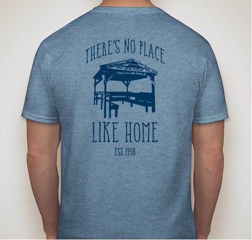 Camp Saint Christopher - There's no place like home Fundraiser - unisex shirt design - back