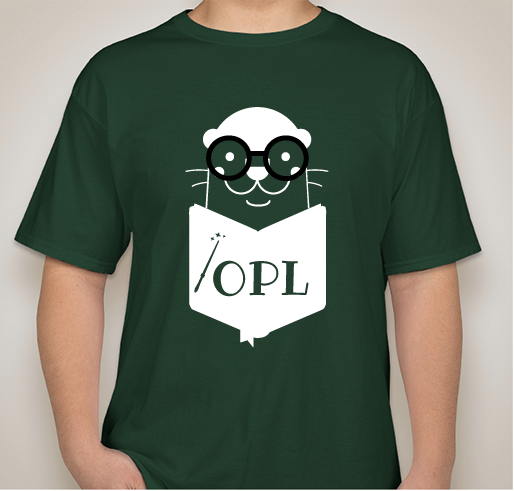 Otterbein Public Library Fundraiser - unisex shirt design - front