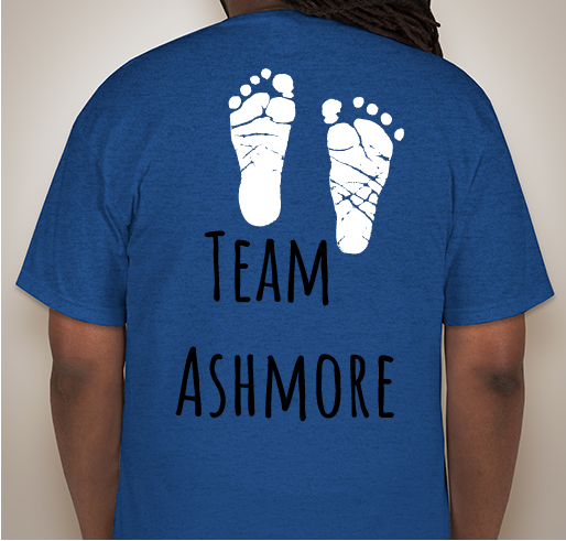Team Ashmore Fundraiser - unisex shirt design - back