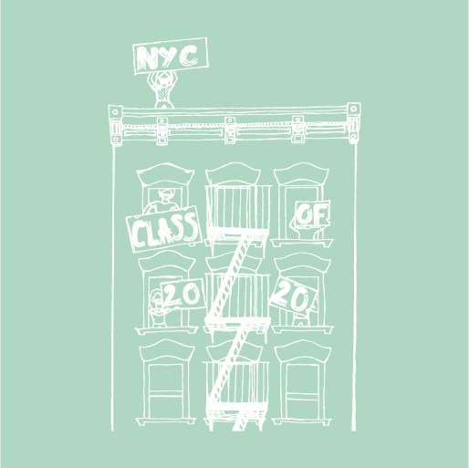 NYC High School COVID-19 Relief Fundraiser shirt design - zoomed