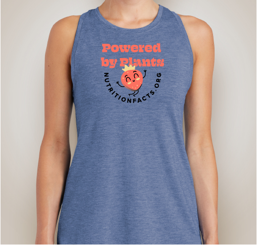NutritionFacts.org Powered by Plants Tanks Fundraiser - unisex shirt design - small