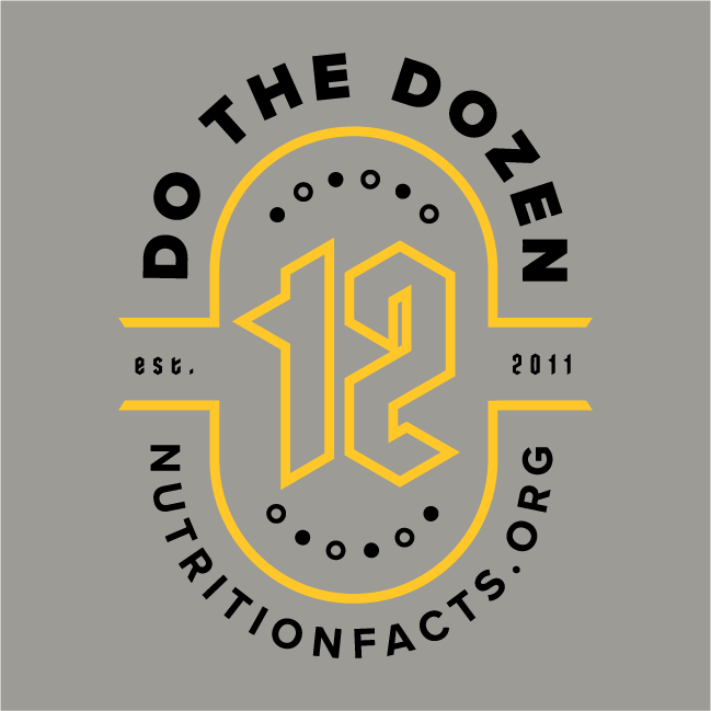 NutritionFacts.org - Do The Dozen T-shirts shirt design - zoomed