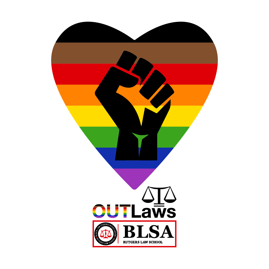 OUTLaws and BLSA support Black Lives Matter shirt design - zoomed