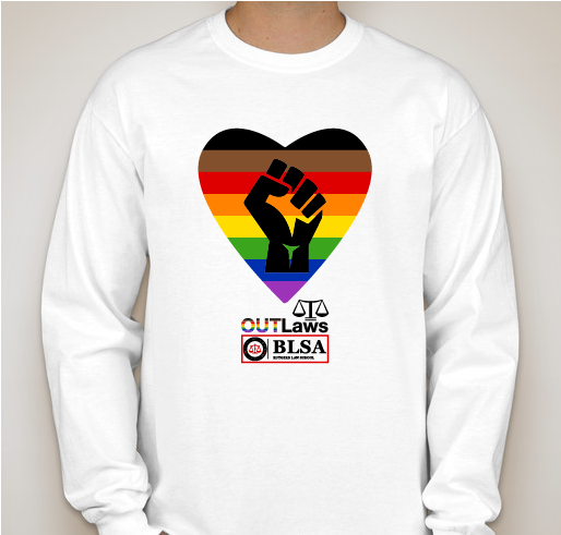 OUTLaws and BLSA support Black Lives Matter Fundraiser - unisex shirt design - front
