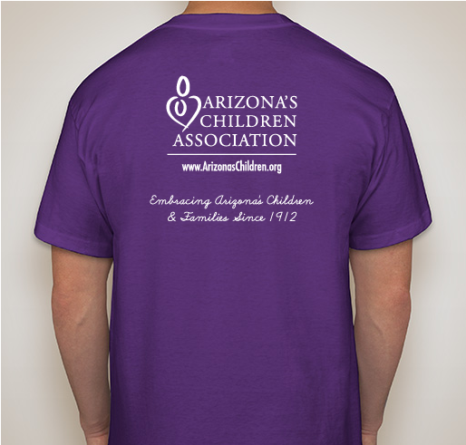 Embracing Arizona's Children & Families Since 1912 Fundraiser - unisex shirt design - back