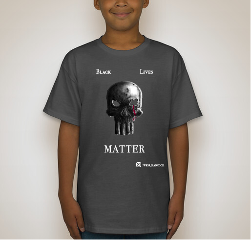 Black Lives Matter - Skulls For Justice #1 - Presented by Gerry Conway Fundraiser - unisex shirt design - back