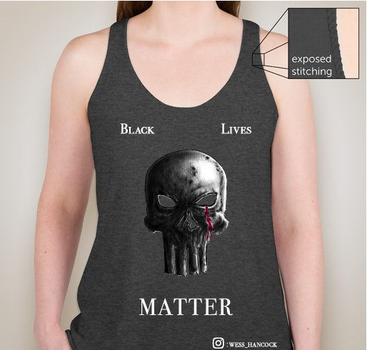 Black Lives Matter - Skulls For Justice #1 - Presented by Gerry Conway Fundraiser - unisex shirt design - front