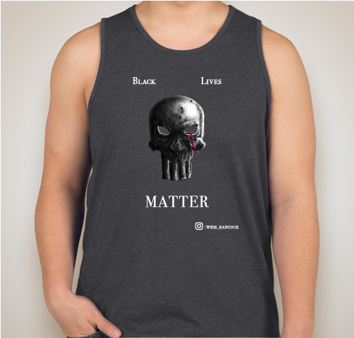 Black Lives Matter - Skulls For Justice #1 - Presented by Gerry Conway Fundraiser - unisex shirt design - front