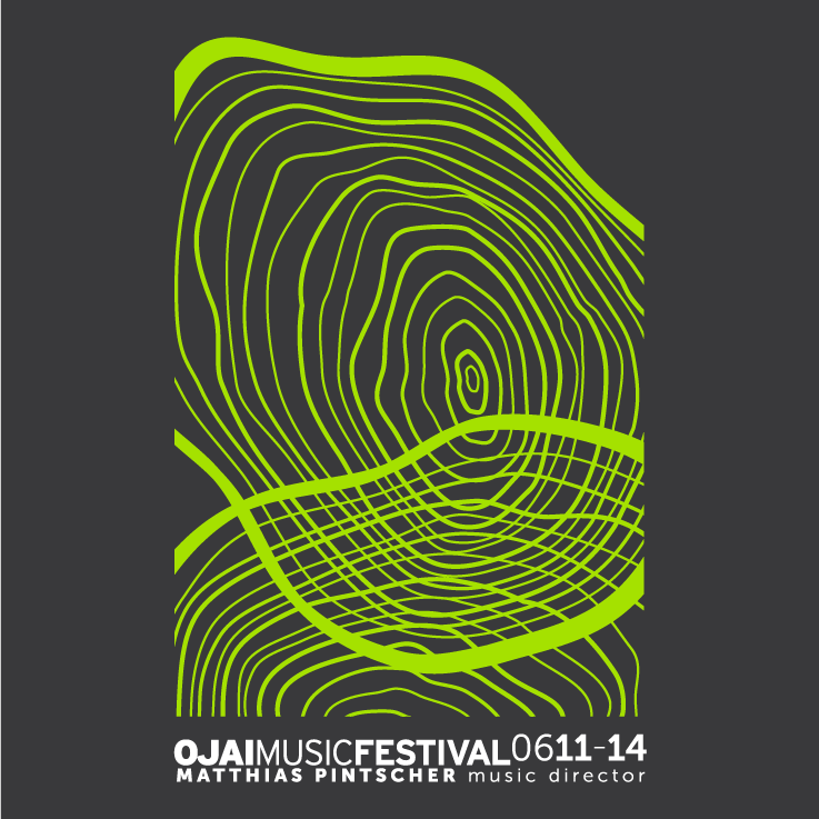 74th Ojai Music Festival shirt design - zoomed
