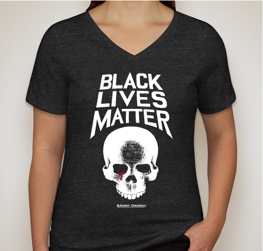 Black Lives Matter - Skulls For Justice #5 - Presented by Gerry Conway Fundraiser - unisex shirt design - front