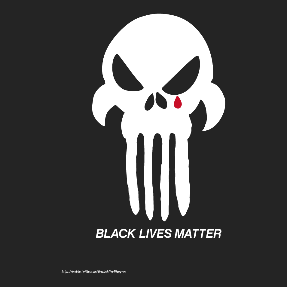Black Lives Matter - Skulls For Justice #13 - Presented by Gerry Conway shirt design - zoomed