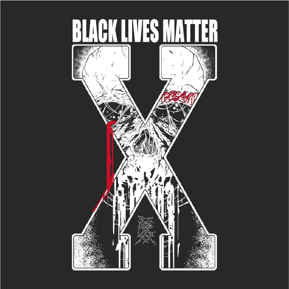 Black Lives Matter - Skulls For Justice #14 - Presented by Gerry Conway shirt design - zoomed
