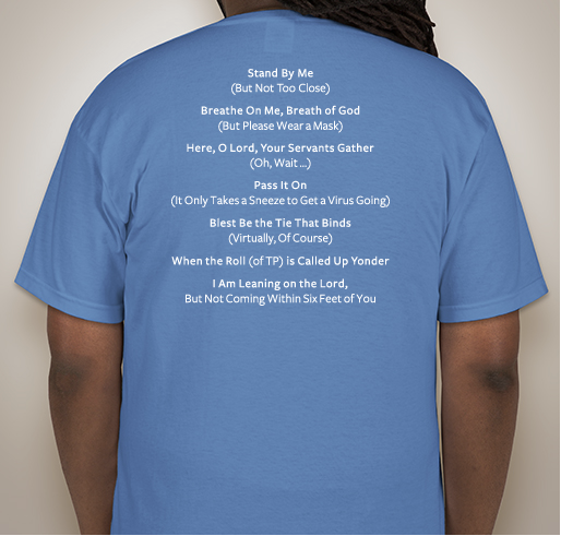 Music & Worship Arts Week 2020 Fundraiser - unisex shirt design - back