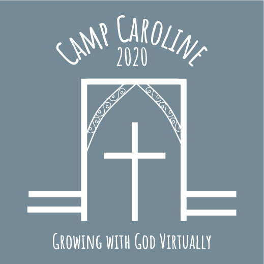 Camp Caroline Connects - Virtual Camp shirt design - zoomed