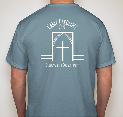 Camp Caroline Connects - Virtual Camp Fundraiser - unisex shirt design - back