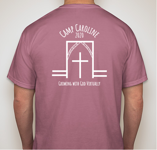 Camp Caroline Connects - Virtual Camp Fundraiser - unisex shirt design - back