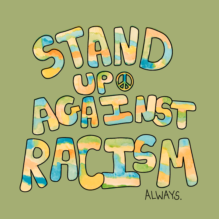 Stand up against Racism- teach them young with anti-racist children’s books shirt design - zoomed